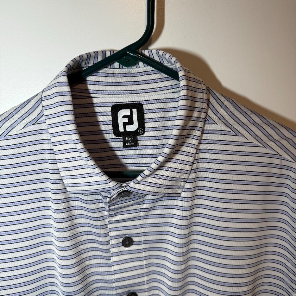 Footjoy Performance Stretchy Golf Polo. Lightweight, breathable, size L. - Picture 2 of 6